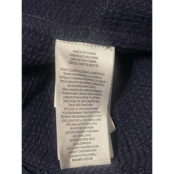 Polo Ralph Lauren Men's 40R Navy Modern Fit Waffle Linen Sports Coat Jacket EUC - Picture 6 of 6